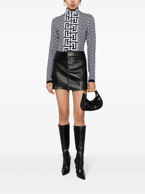 Balmain PB Monogram-pattern jumper - Black - zdjęcie produktu nr 2