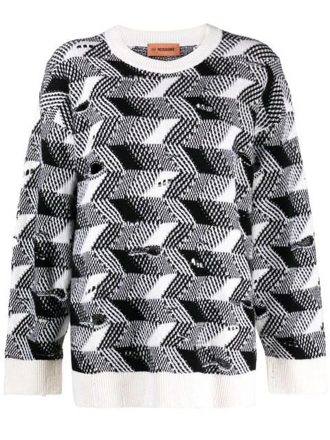 Missoni woven-knit jumper - White - zdjęcie produktu nr 1