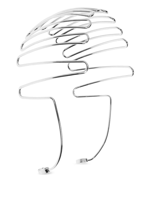 Diesel Grab-D 2.0 curved-line metal headband - Silver - zdjęcie produktu nr 1