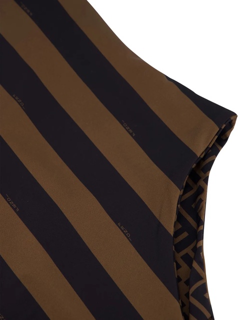 FENDI logo-print reversible swimsuit - Brown - zdjęcie produktu nr 2
