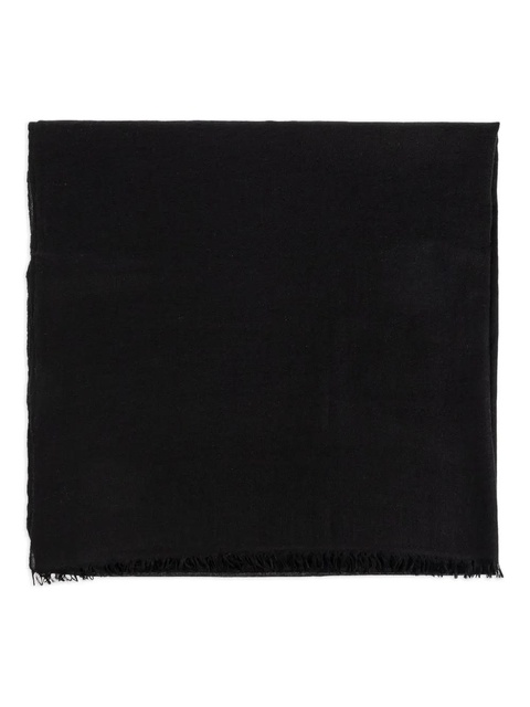 ISABEL MARANT frayed-edge cashmere scarf - Black - zdjęcie produktu nr 1