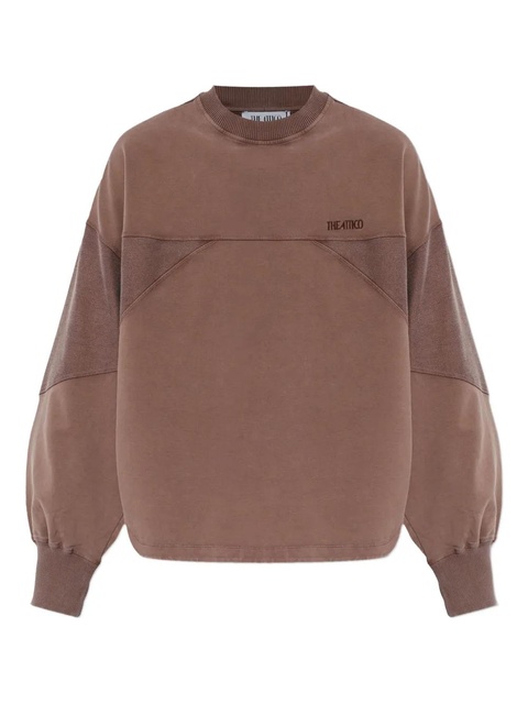 The Attico panelled sweatshirt - Brown - zdjęcie produktu nr 1