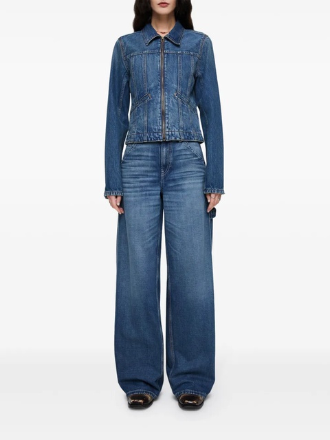 RE/DONE zip-up denim jacket - Blue - zdjęcie produktu nr 2