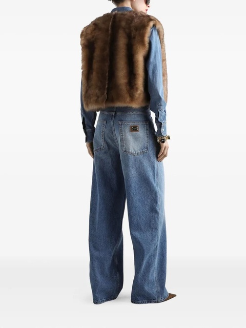 Dolce & Gabbana logo-plaque jeans - Blue - zdjęcie produktu nr 2