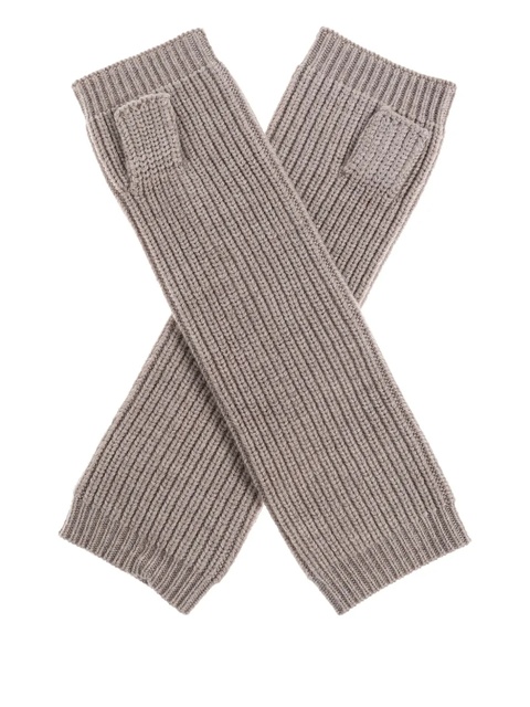 ISABEL MARANT ribbed fingerless gloves - Neutrals - zdjęcie produktu nr 2