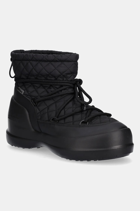 Moon Boot śniegowce MB MEZZALUNA QUILTED MID WP kolor czarny 80D2500020 N001 - zdjęcie produktu nr 1