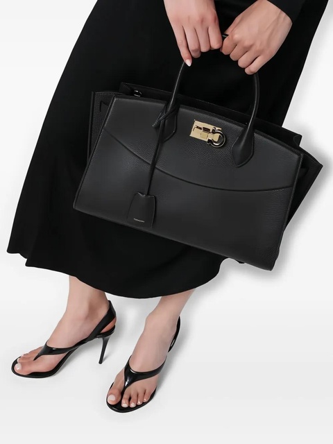 Ferragamo medium Studio tote bag - Black - zdjęcie produktu nr 2
