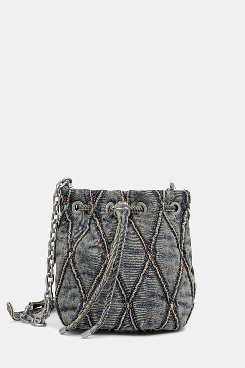 Diesel torebka jeansowa CHARM-D CHARM-D kolor niebieski X10346.P5570 - zdjęcie produktu nr 1