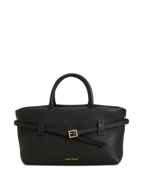 Manu Atelier Le Cambon buckle-strap leather tote bag - Black - zdjęcie produktu nr 2