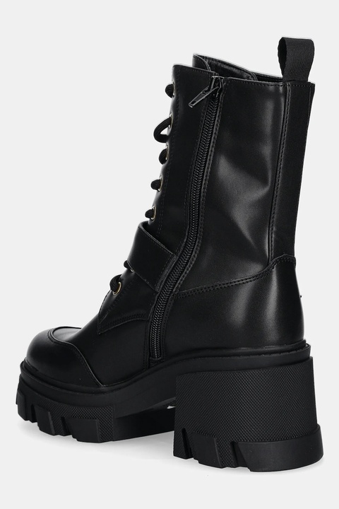 Versace Jeans Couture botki damskie kolor czarny na słupku 79VA3S86 71570 899 - zdjęcie produktu nr 2