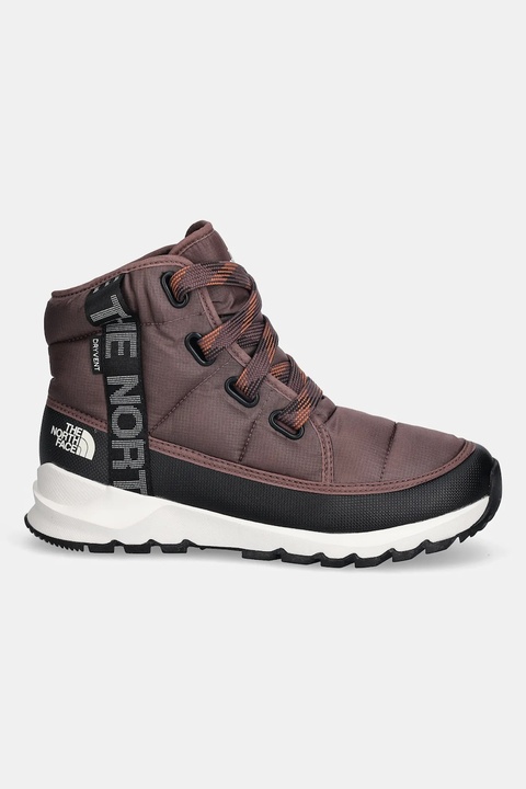 The North Face śniegowce Thermoball Lace Up kolor fioletowy NF0A817WC9R1 - zdjęcie produktu nr 2
