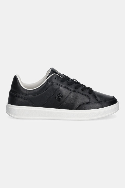 Tommy Hilfiger sneakersy skórzane TH HERITAGE COURT SNEAKER LTR damskie kolor czarny FW0FW09028 - zdjęcie produktu nr 2