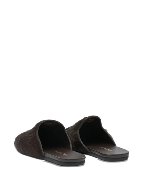 Prada leather mules - Brown - zdjęcie produktu nr 1