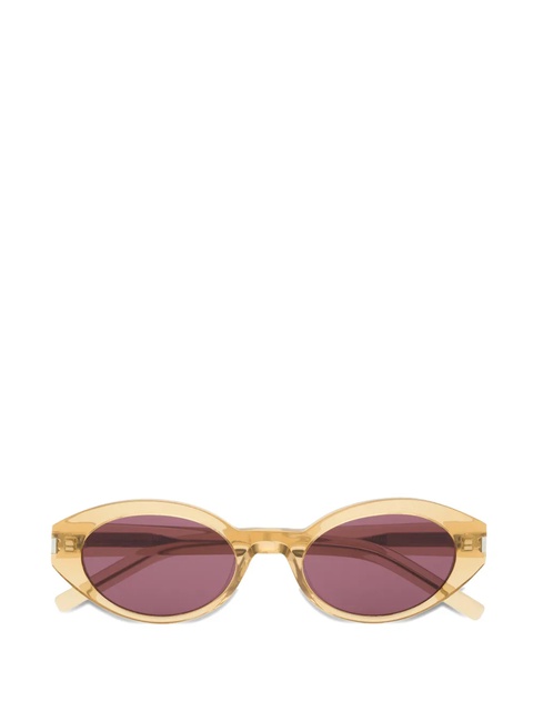Saint Laurent oval-frame sunglasses - Neutrals - zdjęcie produktu nr 2