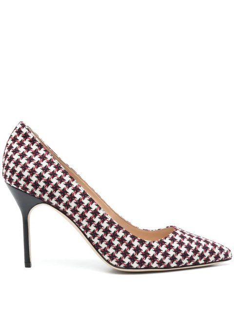 Manolo Blahnik 90mm Pick pumps - Neutrals - zdjęcie produktu nr 1