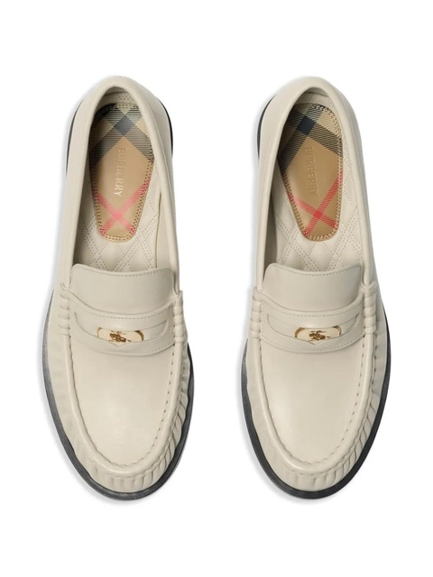Burberry leather Cadet loafers - Neutrals - zdjęcie produktu nr 2