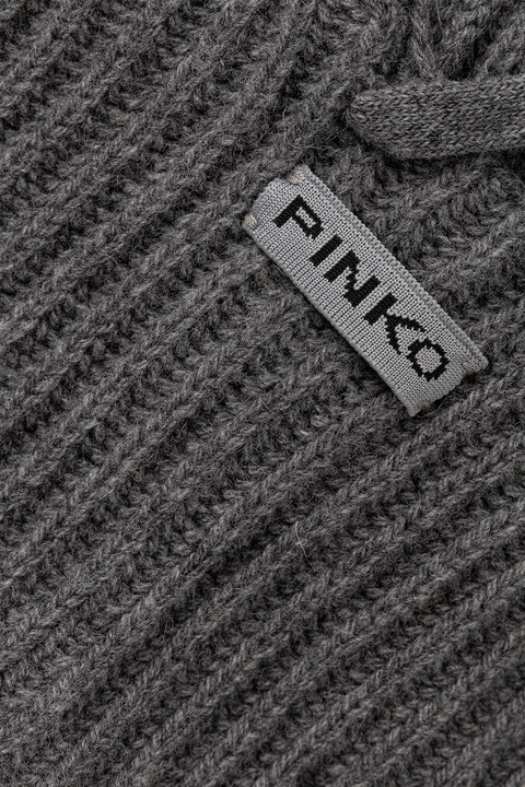 Pinko kominiarka wełniana kolor szary 104494 A2Z1 - zdjęcie produktu nr 2