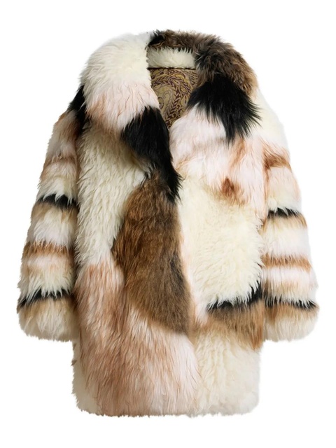 ETRO patchwork coat - Neutrals - zdjęcie produktu nr 1