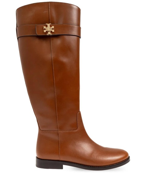 Tory Burch T Lock knee boots - Brown - zdjęcie produktu nr 1