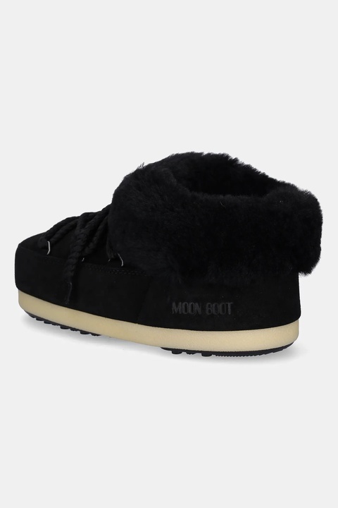 Moon Boot śniegowce zamszowe MB EVX MULE SUEDE kolor czarny 80D1470090 NL02 - zdjęcie produktu nr 1