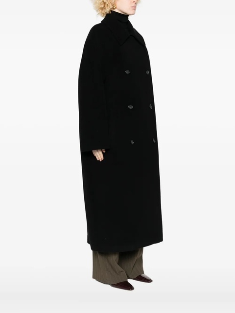 TOTEME double-breasted buttoned coat - Black - zdjęcie produktu nr 1