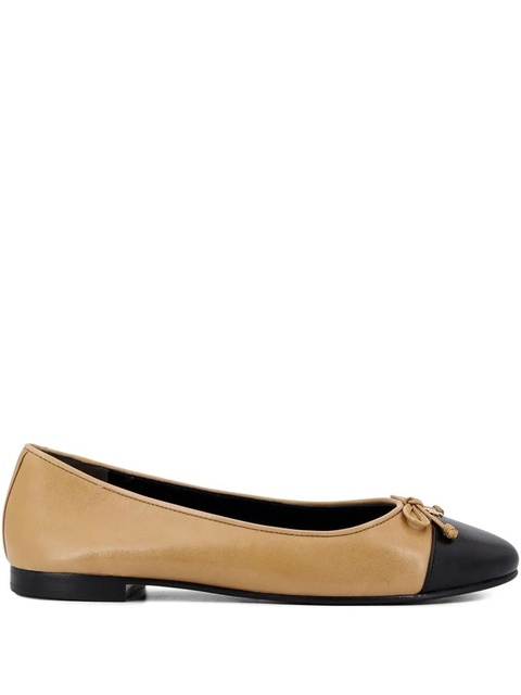 Tory Burch contrasting-toe ballet flats - Neutrals - zdjęcie produktu nr 1