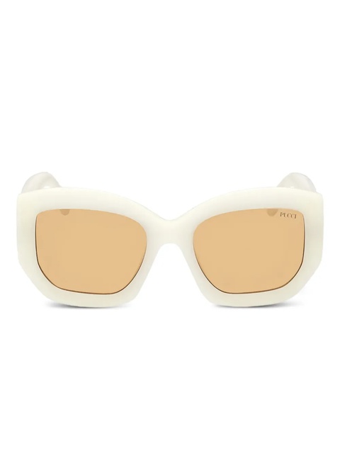 PUCCI geometric-frame sunglasses - White - zdjęcie produktu nr 1