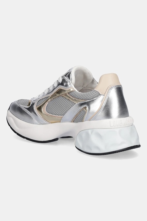 Love Moschino sneakersy kolor srebrny JA15296G1MIQG90A - zdjęcie produktu nr 2
