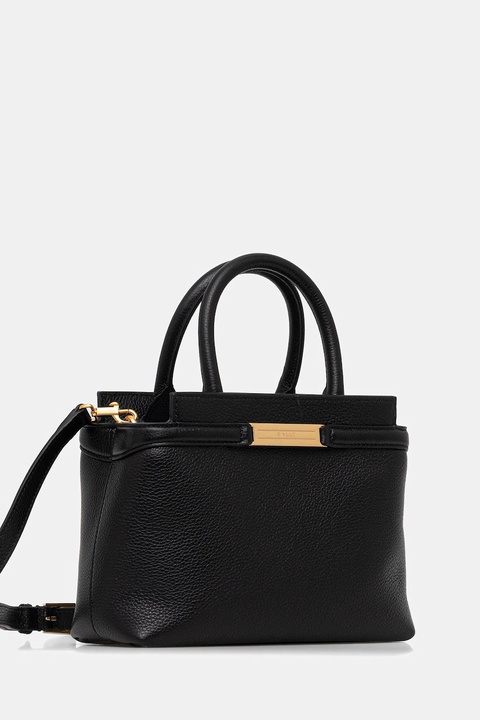 Bally torebka skórzana kolor czarny WAH02F - zdjęcie produktu nr 2