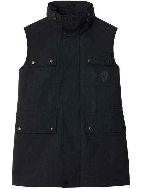 Burberry bonded wool gilet - Black - zdjęcie produktu nr 1