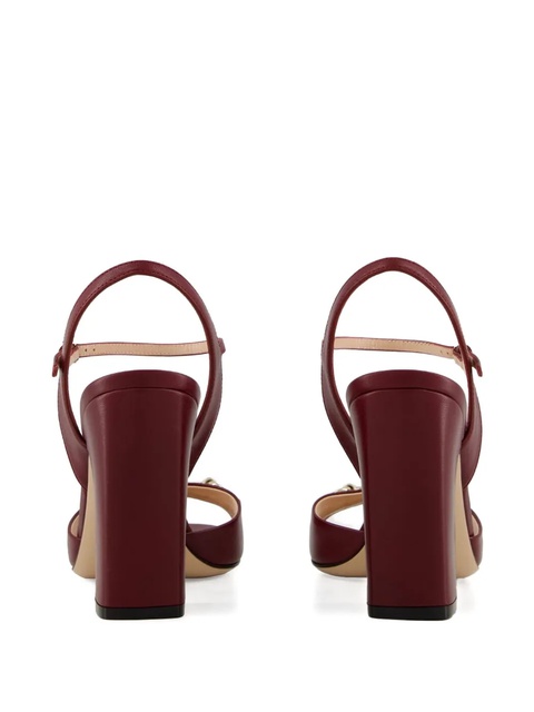 Gucci 95mm Horsebit sandals - Red - zdjęcie produktu nr 2