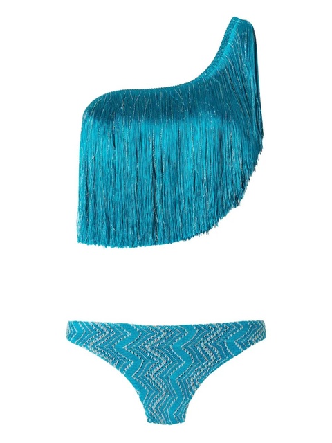 Missoni fringe-detailing bikini - Blue - zdjęcie produktu nr 1