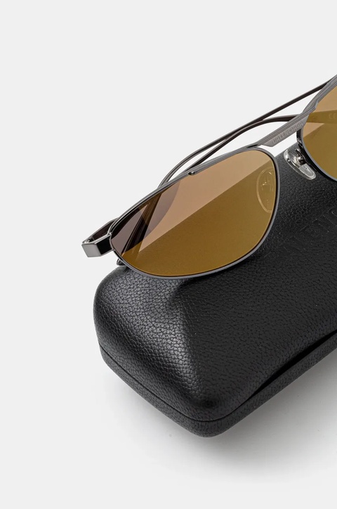 Balenciaga okulary kolor bordowy BB0417S - zdjęcie produktu nr 1
