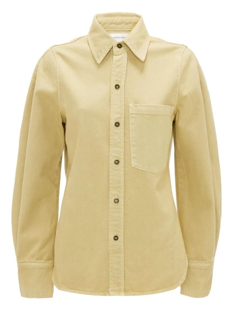 Victoria Beckham button-cuff shirt - Yellow - zdjęcie produktu nr 1