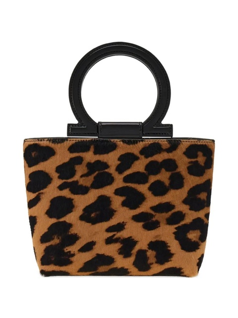 Ferragamo Macro Gancini mini bag - Brown - zdjęcie produktu nr 1