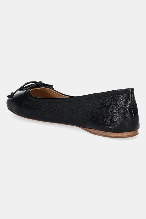 JW Anderson baleriny skórzane kolor czarny BL0031 LA0323 999 - zdjęcie produktu nr 2