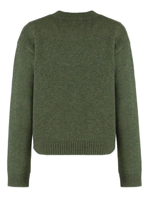Gucci logo-intarsia sweater - Green - zdjęcie produktu nr 2