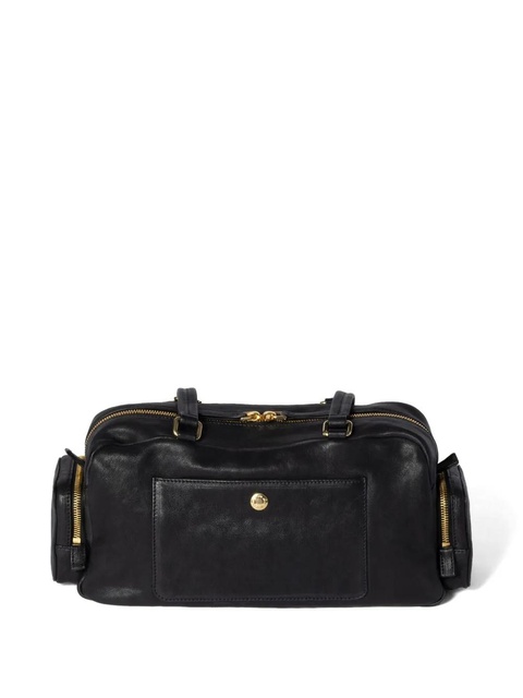 Miu Miu leather tote bag - Black - zdjęcie produktu nr 2