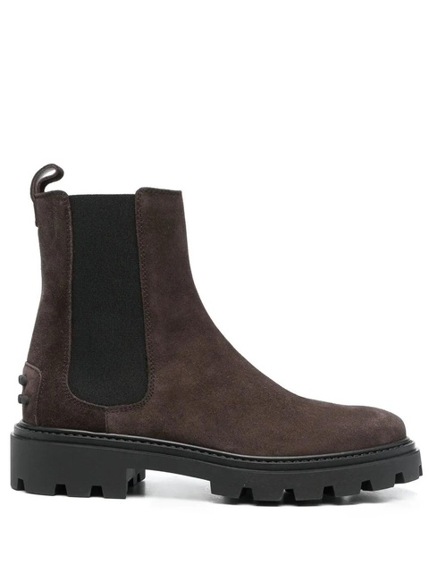 Tod's suede Chelsea boots - Brown - zdjęcie produktu nr 1