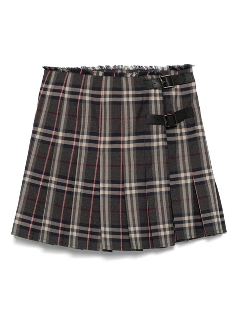 Burberry wool mini skirt - Brown - zdjęcie produktu nr 1