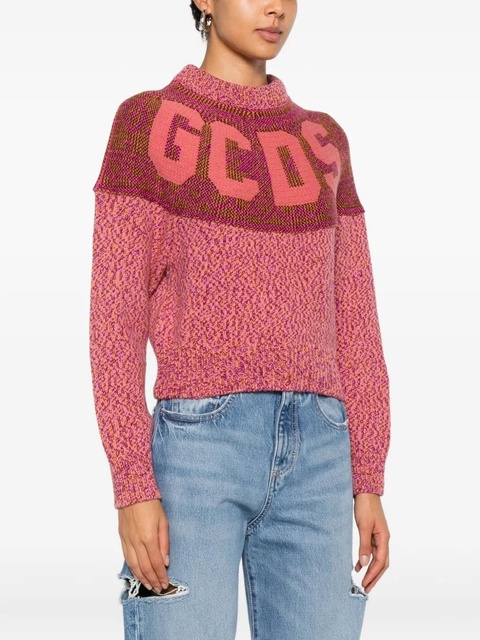 GCDS logo knitwear - Blue - zdjęcie produktu nr 1