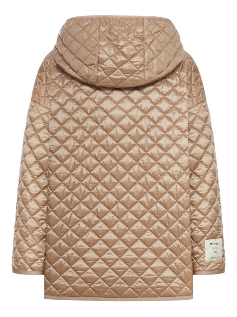Max Mara quilted-pattern hooded jacket - Neutrals - zdjęcie produktu nr 2