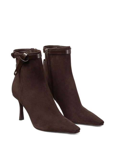 Jimmy Choo 85mm Camie suede ankle boots - Brown - zdjęcie produktu nr 1