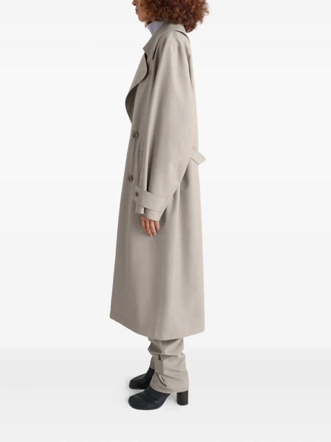 LEMAIRE double-breasted belted trench coat - Neutrals - zdjęcie produktu nr 1