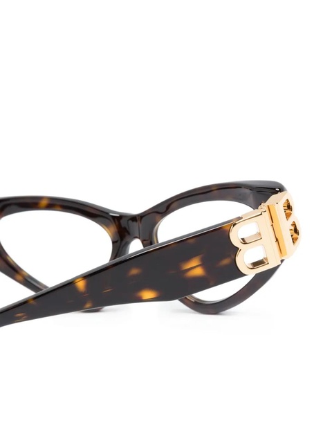 Balenciaga Eyewear tortoiseshell cat-eye frame glasses - Brown - zdjęcie produktu nr 2