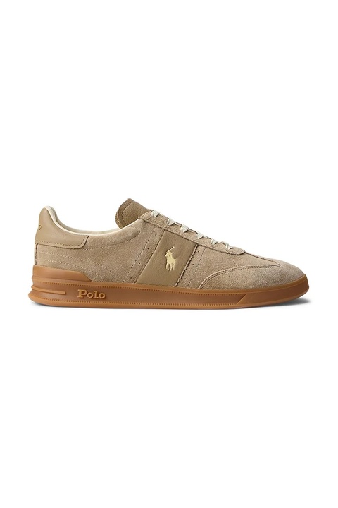 Polo Ralph Lauren sneakersy zamszowe Hrt Aera Pp kolor beżowy 809978010002 - zdjęcie produktu nr 1