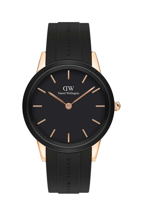 Daniel Wellington zegarek DW00100425 damski kolor czarny - zdjęcie produktu nr 1