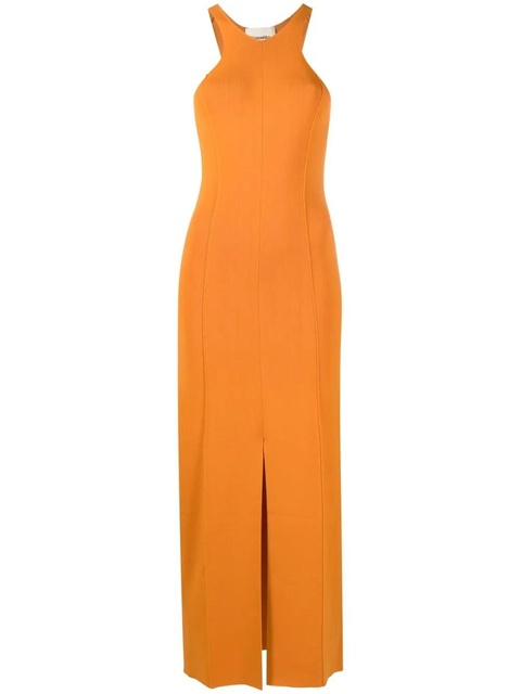 Nanushka sleeveless fitted midi dress - Orange - zdjęcie produktu nr 1
