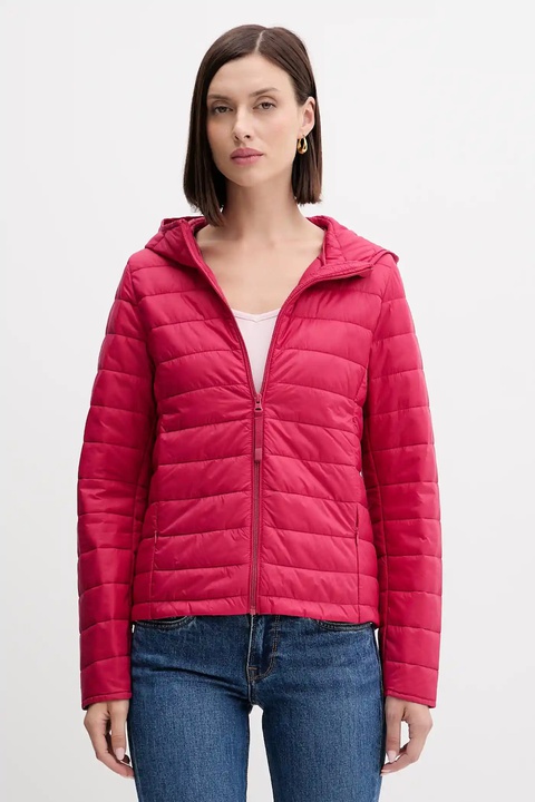 United Colors of Benetton kurtka kolor różowy przejściowa 2TWDDN07O - zdjęcie produktu nr 1