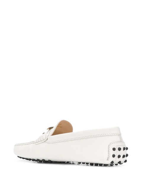 Tod's Gommino leather loafers - White - zdjęcie produktu nr 2
